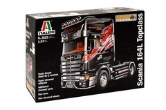 Italeri 1/24 Scale Show Truck Scania 164L Top Class 480 V8 4×2 KIT #3922~NEW