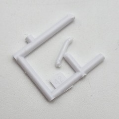 Revell 1/25 57 Chevy Convertible 85-4270 Parts Upper Radiator Hose #42