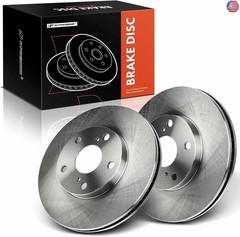 A-Premium 10.83 inch (275mm) Front Vented Disc Brake Rotors Compatible with