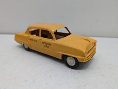PMC 1954 Plymouth Belvedere Yellow Cab Taxi Dealer Promo Model Toy Car 4 Screw