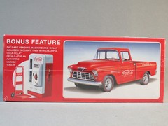 AMT COCA COLA 55 CHEVY CAMEO PICKUP TRUCK MODEL KIT plastic 1:25 Scale AMT1094