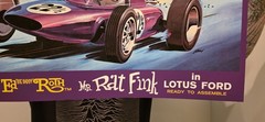 Ed “Big Daddy” Roth Mr. Gasser and Rat Fink Slot Car Box Art Posters set 16×24