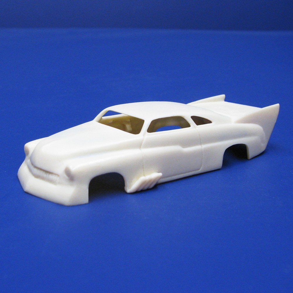 JFSL10 H:O ’49 Merc Super Pro Mod open wheel well resin slot car J Flintstone