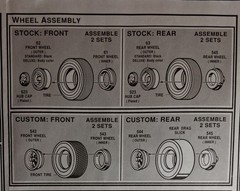 CHROME CRAGER SS WHEELS – 37 CHEVY CONV – AMT T161 – MODEL CAR KIT PARTS LOT