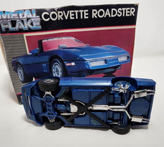 Monogram Metal Flake 1987 Corvette Roadster Model Kit # 2742 Prebuilt
