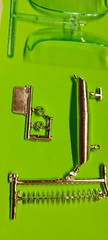 1957 Chevy Bel Air 1/25 Custom Part Buick Grille Blue Glass Windshield Tail lamp