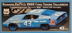 #43 Richard Petty Ford Torino 1969 1/24th – 1/25th Scale Nascar Decals