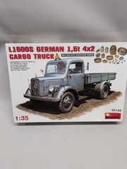 MiniArt 34142 Scale 1:35 L1500S German 1,5t 4×2 Cargo Truck New Open Box