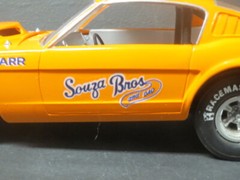 Souza Bros. 65/66 Mustang AWB 1/25th DECAL 1/25 from Fremont Racing Specialties