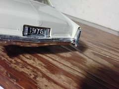 1976 EL DORADO Cadillac *phoenician Ivory* PROMO Dealer BOX Model Plastic