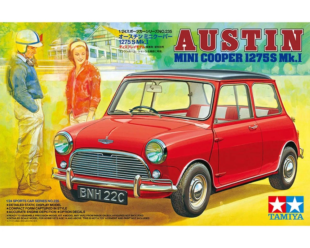 Tamiya 1/24 Austin Mini Cooper 1275S Mk.I Plastic Model Kit [TAM24235]