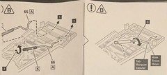 29 Model A Roadster REAR EXHAUST #65,66 B 150 1653 Revell 4463 Model Car Parts