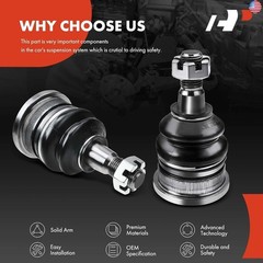 A-Premium 2 x Front Upper Ball Joint Compatible with Toyota Tacoma 1995-2004,