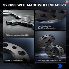 6×139.7mm(6×5.5) 12mm Wheel Spacers Compatible with Chevy Silverado 1500