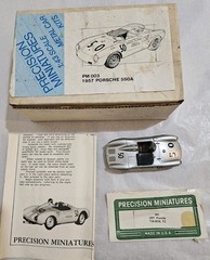 Precision Miniature 1/43 1957 Porsche 550 Metal # PM 003