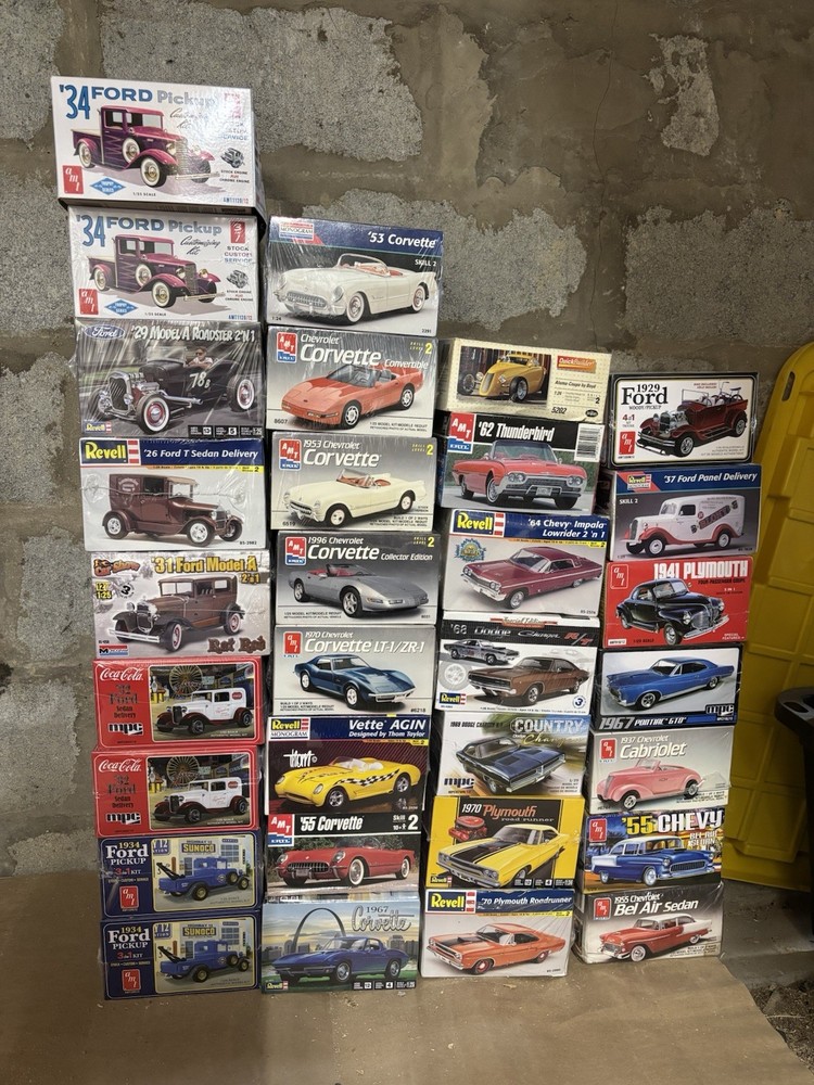 Revell Monogram AMT MPC 1/24 1/25 Model Kits Lot