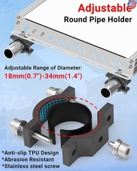 SOTOFY Starlink Mini Roof Rack Mount, Starlink Mini Mount for RV Ladder, Pole,