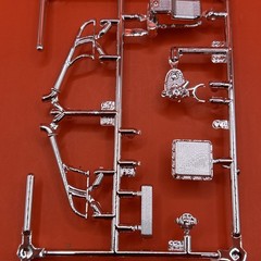 1929 Ford Model A Chrome Headers Supercharger Scoop Model Parts 1:25 New 6