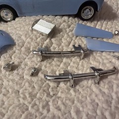 Hubley 1/24 Scale Original Issue Rolls Royce Built Kit Needs Work