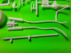 77 78 Dodge D100 Pickup Truck 1/25 Frame Chassis Axle Rear End Exhaust Model Car
