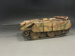 1/35 Built Trumpeter 00385 WWII German E-10 Tank Destroyer Model