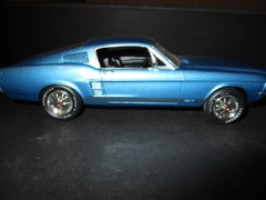 Vintage/PLASTIC/PRO/BUILT/MODEL /1/25(1969/FORD/MUSTANG/GT/FASTBACK)1970’s/Nice