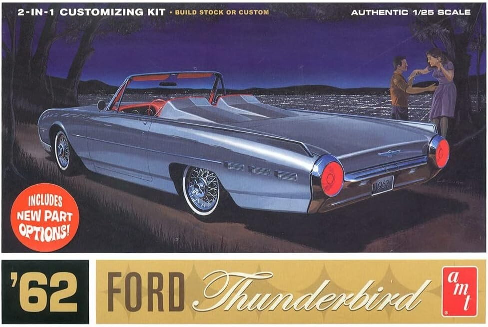 AMT682 1962 FORD THUNDERBIRD (1/25) New