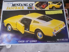 1965 Mustang Fastback 1/12 Scale Revell H-1286 Includes Parts For Shelby GT-350