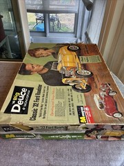 Vintage Monogram Big Deuce Classic ‘32 Ford Roadster Model Kit BOX ONLY