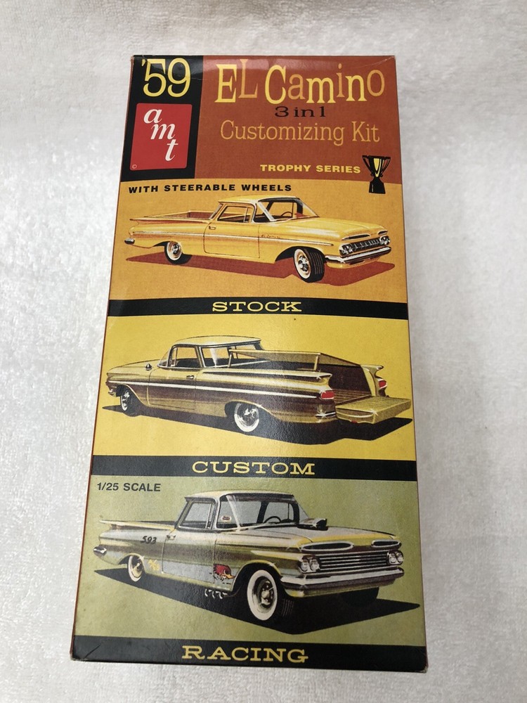 AMT #8669 ’59 El Camino 3 in 1 Customizing Kit 1/25 Scale Plastic Model Kit MIB