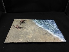 1/35 Scale Military Diorama Base Terrain Display Model Soldiers Figures Diecast