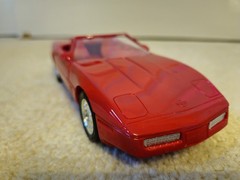 DEALER PROMO ERTL 6044 1990 CORVETTE CONVERTIBLE BRIGHT RED NEW “SPECIAL PRICE”