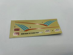 Vintage Revell 1957 Ford Fairlane, 8028–9230 model decal vintage