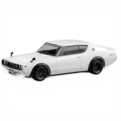 Aoshima 1/32 Snap Painted Kit Nissan Skyline GT-R Custom white 9717