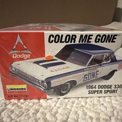 Lindberg Color Me Gone 1964 Dodge 330 Super Sport Kit # 72156 Factory Sealed