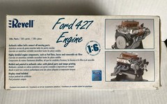 Revell Ford 427 Engine Model Kit 1:6 Scale Plastic Painted 85-1443 2007 NEW NOS