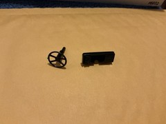 1 25 scale model parts C1500 454 Ss Steering Wheel, Cluster Guage Only