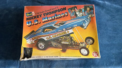 Revell 1:16 vintage Mickey Thompson U.S. Marines funny car 1/16 model kit