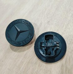 Front Hood Mounted Star Logo Badge Emblem Ornament for Mercedes- C E S AMG 57mm