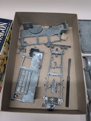 HUBLEY Kit 4858 MODEL A Station Wagon Metal Kit Open Box Sealed Parts