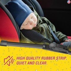5 PLUS® Windshield Wiper Blades 22 Inch + 22 Inch (2 PACK), Automotive