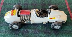 Hubley 852K Indy Car – RARE Factory Built Store Display – w/ base & shipping box