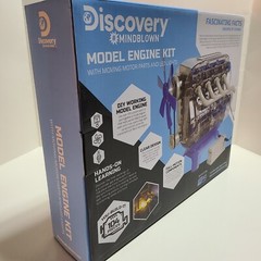 Discovery #Mindblown Model Engine Kit with Moving Parts and LED Lights.