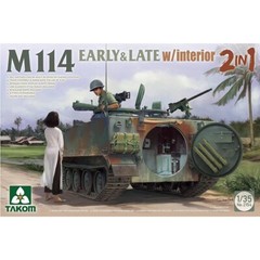 Takom #2154 1/35 M114 Early and Late Production (2-in-1) w/Interior