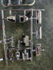 MPC Cosmic Charger 1:25 Scale Parts Blown Hemi engine Parts STK V57