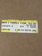 Revell Mach 1 Formula One Team 1:25 Plastic Model Kit – New Kit In sealed box