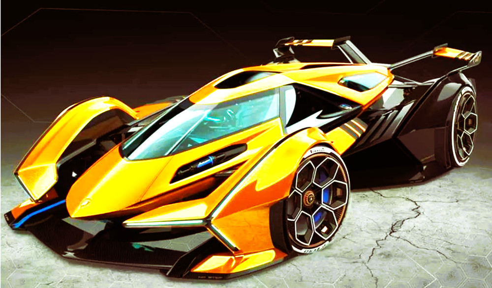Lamborghini Race Car24Le Man Custom Built HyperCar12Carousel YELO1 18METAL Model