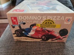 Vintage AMT 1989 Domino’s Pizza MARCH 88C INDY 500 MODEL KIT #6751-Sealed!