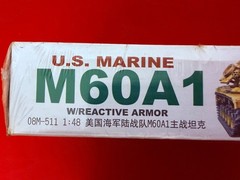 Kitech U.S. Marine M60A1 w/Reactive Armor 1/48 Tank Model Kit Sealed 08M-511