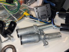 HUGE MIX LOT- Trailer Pins Wiring Harness Clevis Pin 2” Ball 2” Trailer Tongue